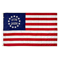 Commemorative Betsy Ross Nylon Flag (3 ft. x 5 ft.) Commemorative Betsy Ross Nylon Flag, DFLAG35BETS26E