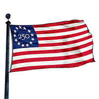 USA 250 Betsy Ross Flag, DFLAG35BETSANV
