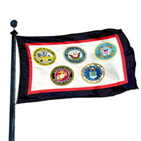 3x5 POW MIA Flag - 2 Pack Wholesale Set - 100% Polyester - USA Theme
