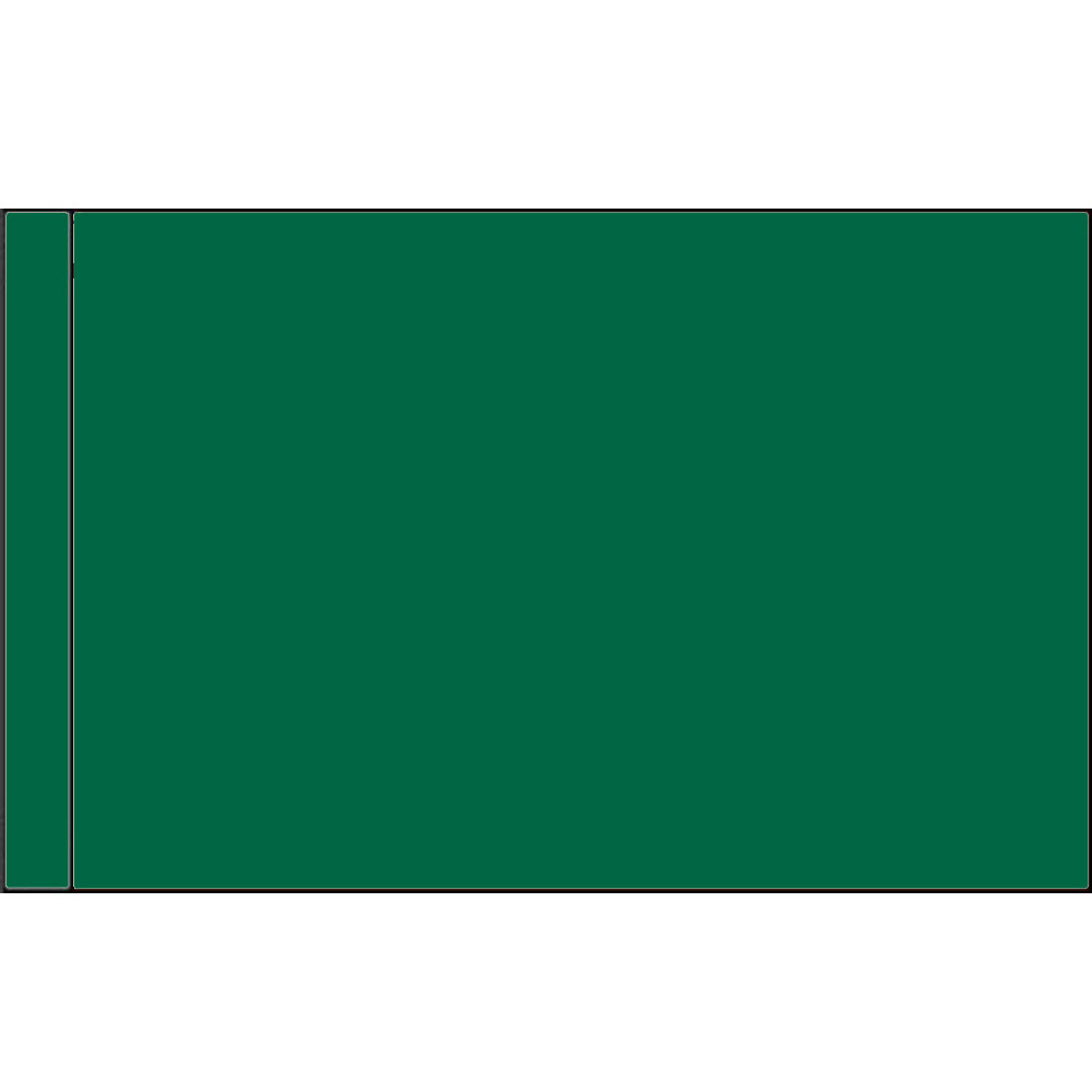 Emerald Green Color Flag with Pole Hem (2ft x 3 ft), image size:1000x1000