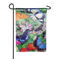 Gerbers Welcome Marienkäfer Gartenfahne – 31,8x45,7 Cm, Aus Polyester, Für Garten, Eingang & Hof