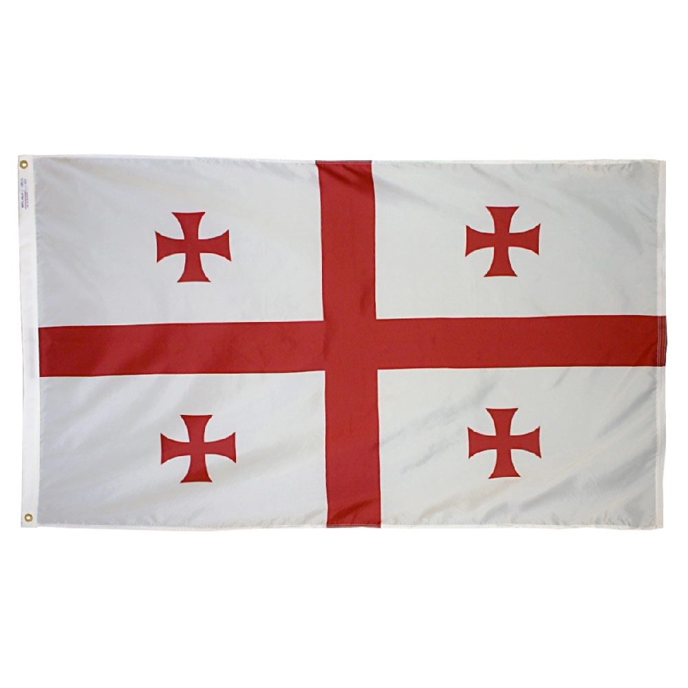 Georgia Nylon Flag (5 ft. x 8 ft.) | FlagandBanner.com