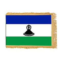 Lesotho Flagge 150x90 Cm – 100% Polyester, Doppelt Genäht, Mit Ösen, Für Innen & Außen