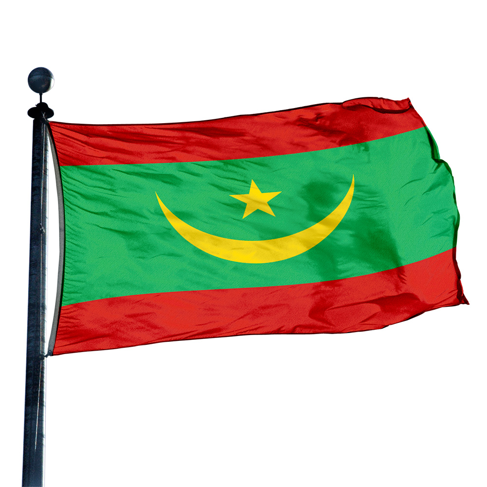 Islamic Republic of Mauritania Nylon Flag (5 x ft