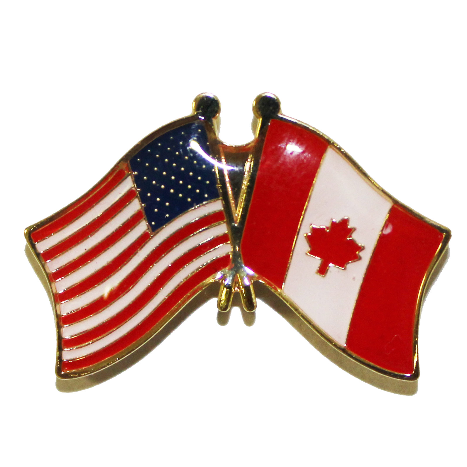 Kanada Flagge Pin – Kleine Anstecknadel Aus Emaille, Ca. 15x20 Mm, Mit Butterfly-Verschluss