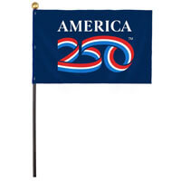 USA 250th Anniversary Miniature Flag, MFLAG46USANV