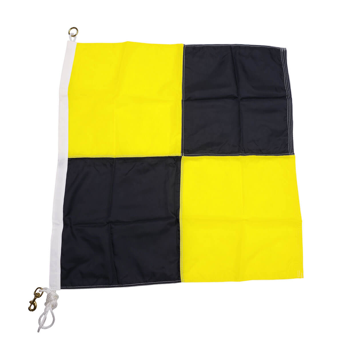 No. 7 L International Code Signal Flag with Rope and Snap Hook