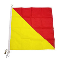 Nylon Rope Metal O International Code Signal Flag | FlagandBanner.com