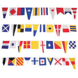 Signal Flags String Pennants | FlagandBanner.com